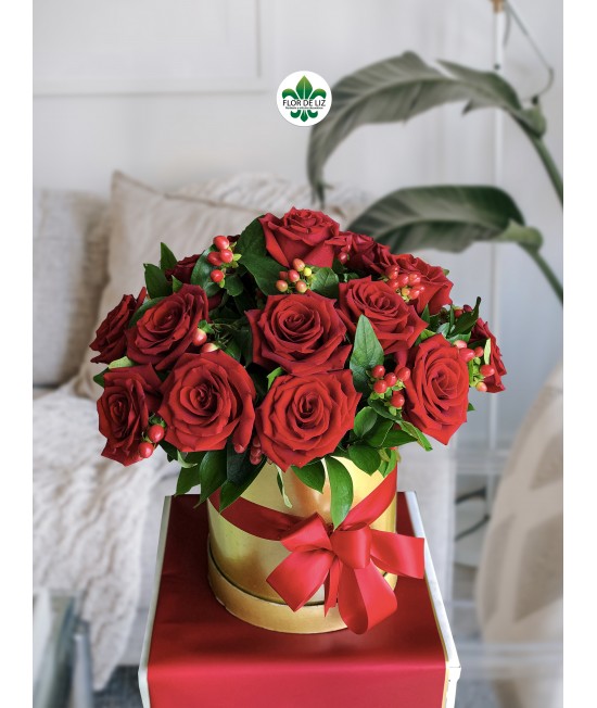 Caja decorada Tornasol